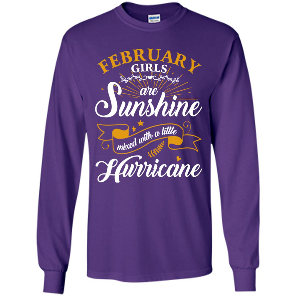February Girl Are Sunshine Mixed With a Little Hurricane