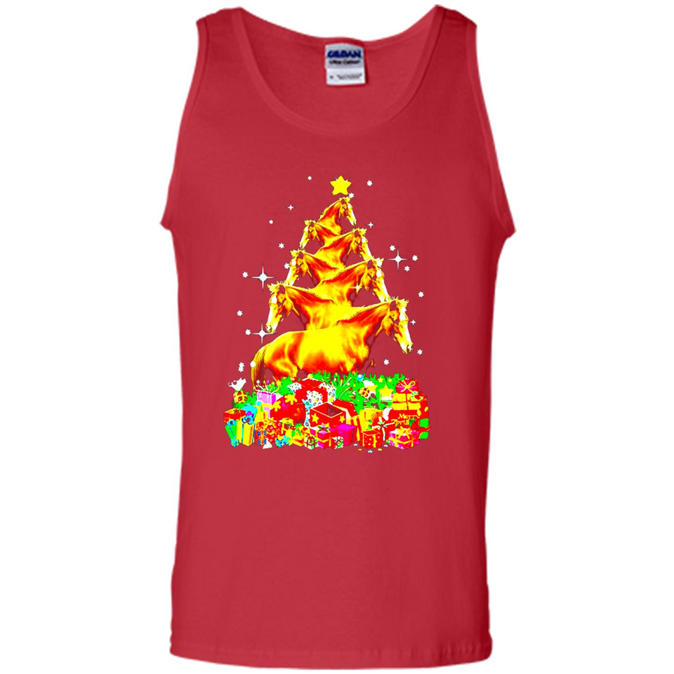 Horse Lover Tees Merry Christmas - Tank Top