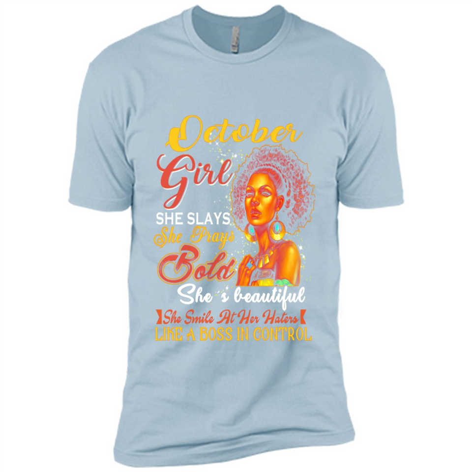 October Girl She Slays She Prays Beautiful Birthday PINGPONG