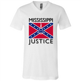 Mississippi Justice - Canvas Unisex V-Neck