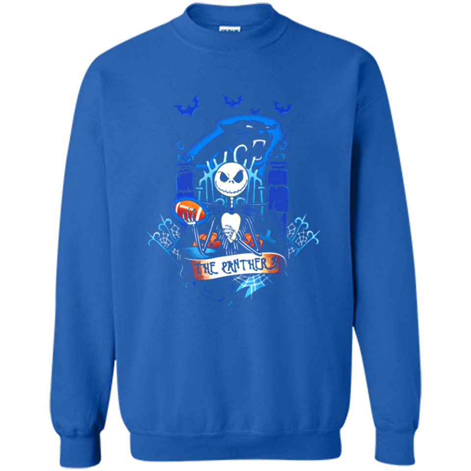 Carolina Panthers Halloween The Nightmare Before Christmas - Sweatshirt