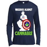 warrior against cannabis - Canvas Long Sleeve T-Shirt