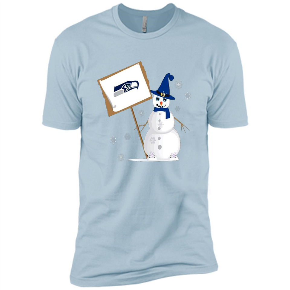 Seattle Seahawks Snowman Funny