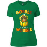 Gobble Til You Wobble Funny Thanksgiving Day Turkey
