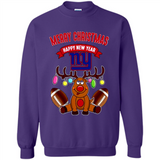 New York Giants NFL Reindeer Funny Merry Christmas And Happy New Year