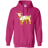 Christmas Lights Goat Wearing Santa Hat T-Shirt - Hoodie
