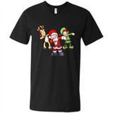 Dabbing Santa - Men's V-Neck