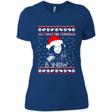 All I Want for Christmas is Snow ugly sweater PINGPONG