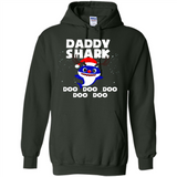 Daddy Shark Costume Reindeer Funny Christmas T-Shirt - Hoodie