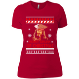 Jack sparrow Merry Drunk I'm Christmas - Ladies' Boyfriend T-Shirt