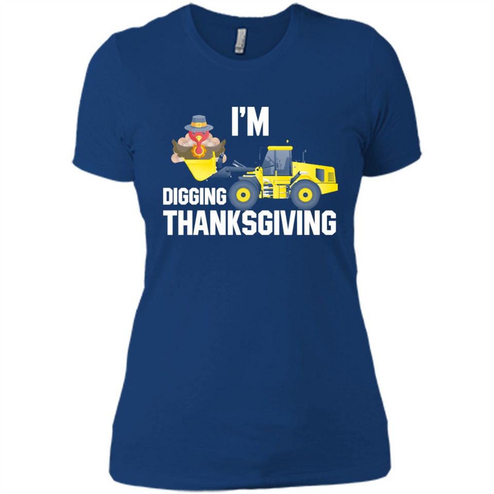 I'm Digging Thanksgiving Cute Turkey Tractor