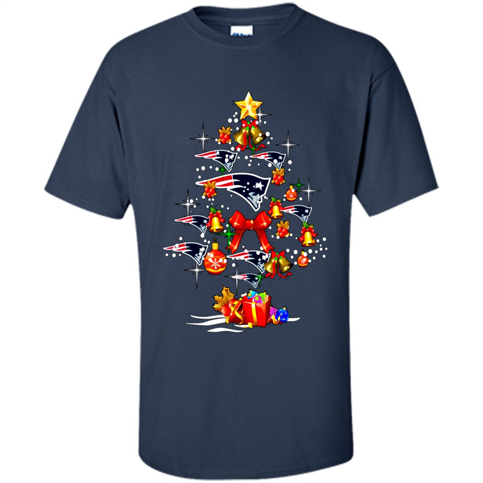New England Patriots Christmas Tree sweater PINGPONG