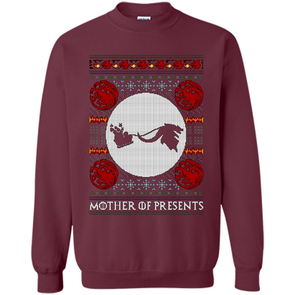 Mother Of Presents – Game of Thrones ugly christmas Sweatshirt PINGPONG