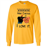 Drake Merry Christmas I love it sweatshirt PINGPONG - Long Sleeve T-Shirt