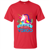 Unicorns are born in Virgo Birthday Rainbow Gift Ladies Custom