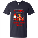 Never Underestimate An April Woman Watches Hallmark Movies Sweatshirt PINGPONG
