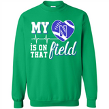 Northwestern Wildcats Football My Heart is on that Field - Sweatshirt