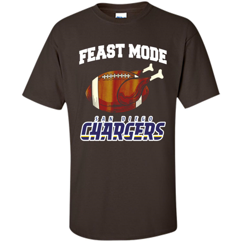 Feast Mode Chargers Shirt - San Diego Turkey Thanksgiving