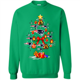 New England Patriots Christmas Tree sweater PINGPONG