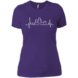 Heartbeat Christmas Tree T-shirt Funny Xmas Costume