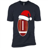 Christmas Football Shirt - Football Santa Hat Christmas