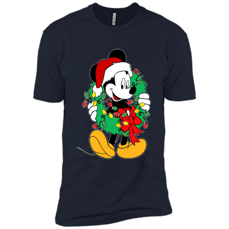 Mickey Mouse Merry Christmas Disney Sweatshirt - Premium Short Sleeve T-Shirt