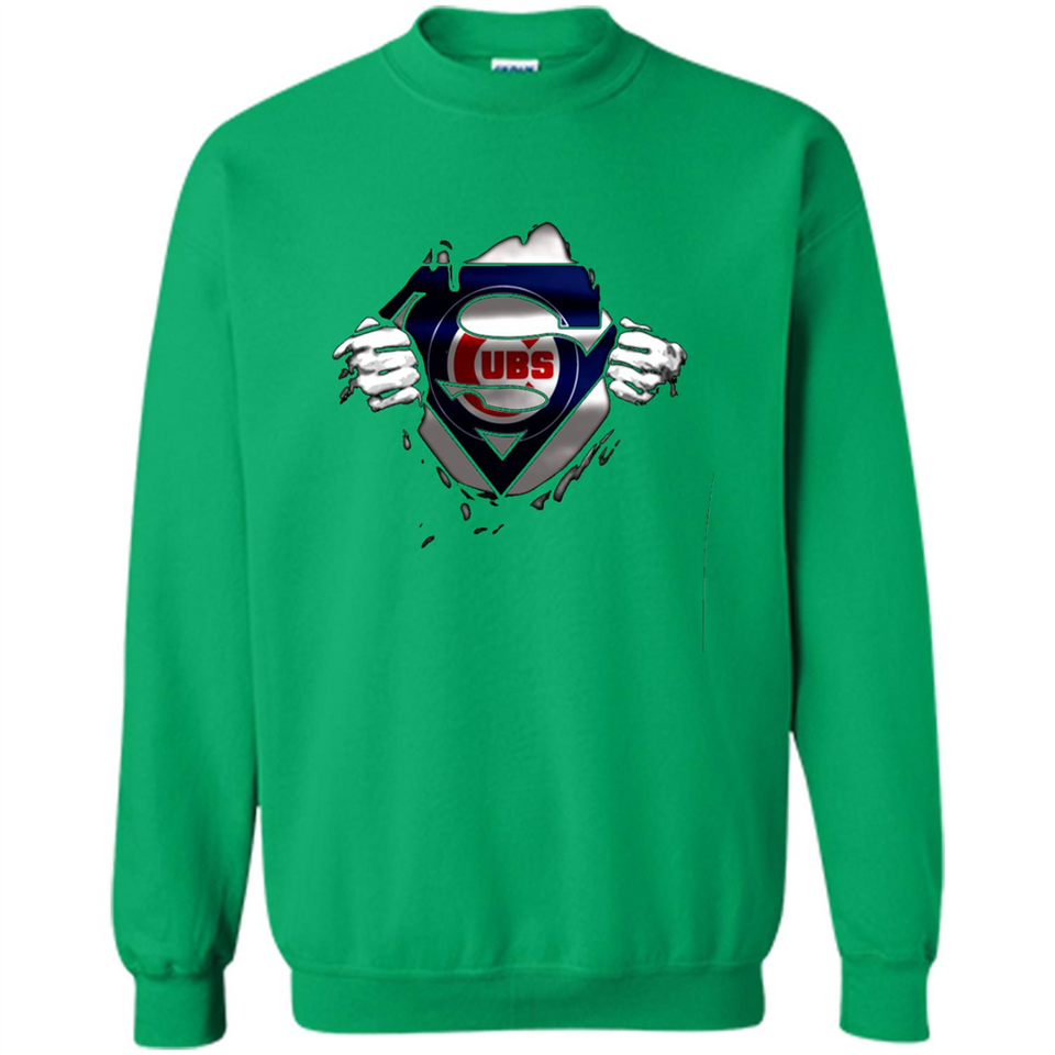 Chicago Cubs And Superman Fans - Sweatshirt