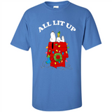 Peanuts By Schulz Snoopy Young Men_s Christmas SweatShirt - Shirt