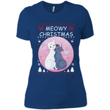 Sailor Moon Yin Yang Cat Love Ugly Christmas Sweater - Ladies' Boyfriend T-Shirt