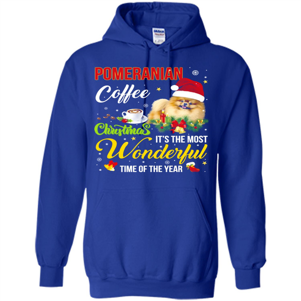 Pomeranian Coffee Wonderful Christmas