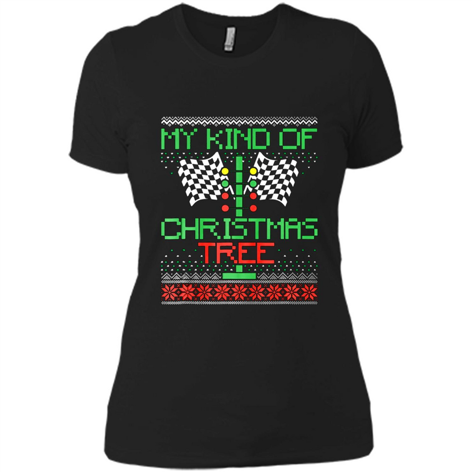 Funny Drag Racing Ugly Christmas Holiday Tree PING PONG