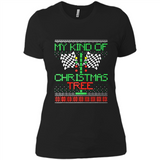 Funny Drag Racing Ugly Christmas Holiday Tree PING PONG
