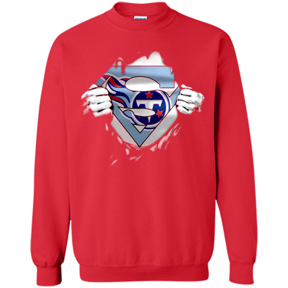 Tennessee Titans And Superman Fans - Sweatshirt