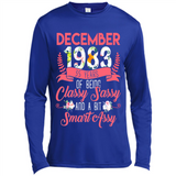 December 1983 35 Years Of Being Classy Sassy - Canvas Long Sleeve T-Shirt