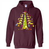 Tractor Car Christmas Tree T-shirt For Drivers