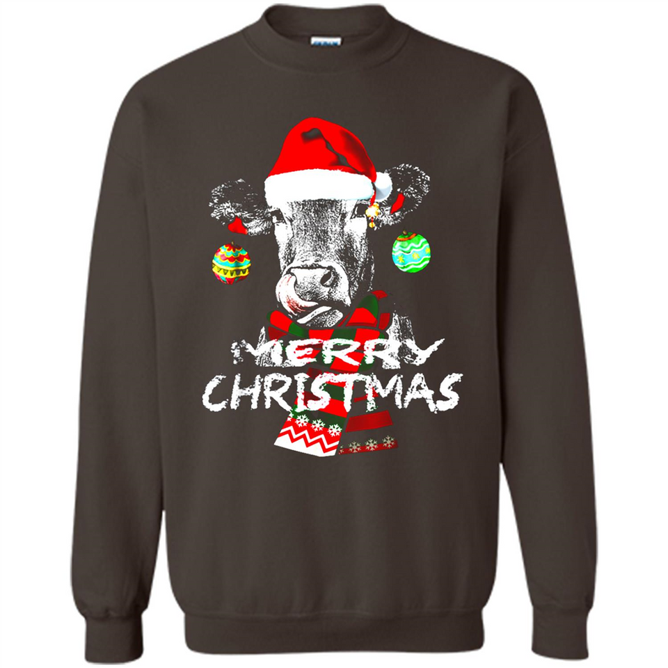 Fabulous Mooey christmas Heifers Cow Christmas lights - Sweatshirt