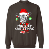 Fabulous Mooey christmas Heifers Cow Christmas lights - Sweatshirt
