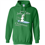 Snowman Snowboarder Tshirt Have Jolly Ollie Christmas