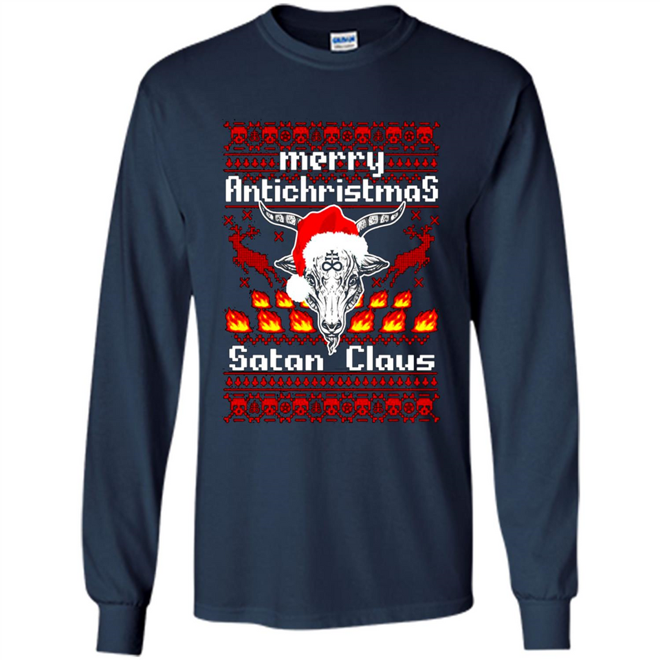 Merry Antichristmas Satan Claus Christmas sweater Sweater PINGPONG