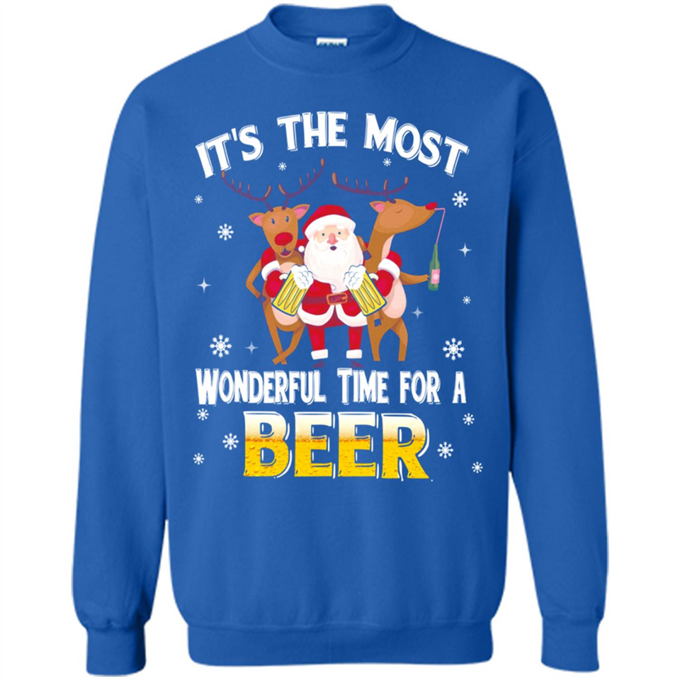 Its The Most Wonderful Time for a Beer - Sweatshirt