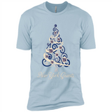 New York Giants NFL Football Team Logo Christmas Tree T-Shirt - Premium Short Sleeve T-Shirt