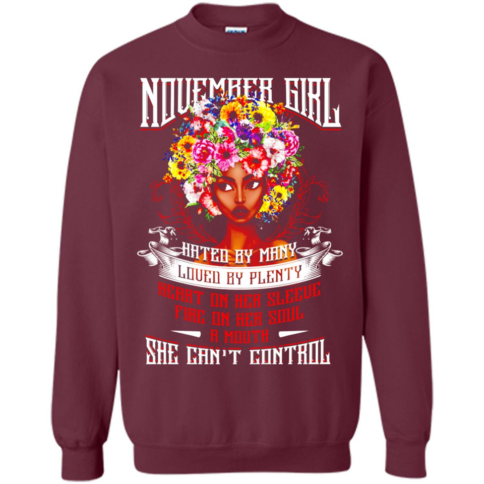 November Girl Flower - Sweatshirt