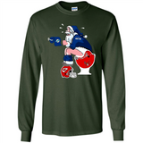 Seattle Seahawks Santa Claus Toilet