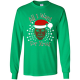 Obama All I Want For Xmas T Shirt PINGPONG - Long Sleeve T-Shirt