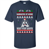 Namastay at home and wait for Santa Christmas sweatshirt PINGPONG