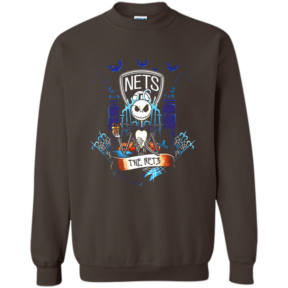 Brooklyn Nets Halloween The Nightmare Before Christmas - Sweatshirt