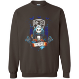 Brooklyn Nets Halloween The Nightmare Before Christmas - Sweatshirt