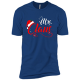 Mrs. Claus Santa Claus Merry Xmas T-Shirt - Premium Short Sleeve T-Shirt