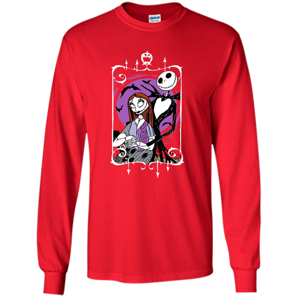 Disney Nightmare Before Christmas Jack And Sally T-Shirt - Long Sleeve T-Shirt