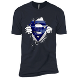 Detroit Tigers And Superman Fans - Premium Short Sleeve T-Shirt